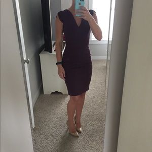French Connection Plum Cocktail Dress Size 0